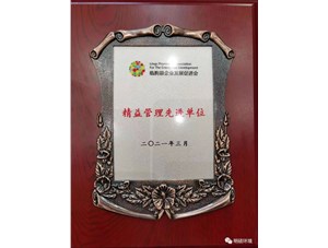 热烈：豍NG电子平台环境集团荣获“精益管理先进单位”