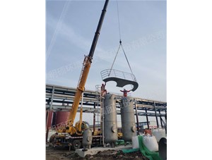 南京沼气利用项目正在施工中